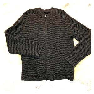 Size L Zachary Prell two way zip sweater